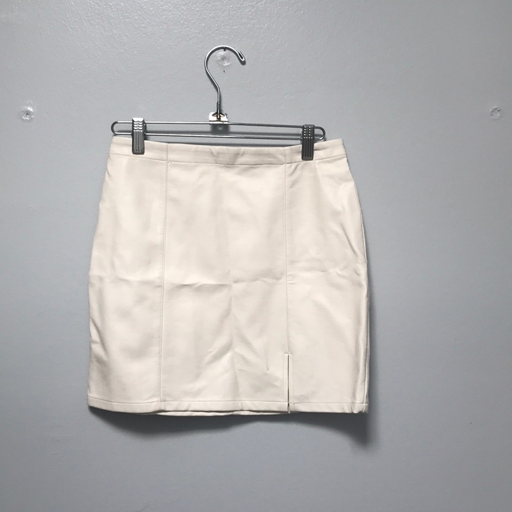 Very soft Pleather mini skirt